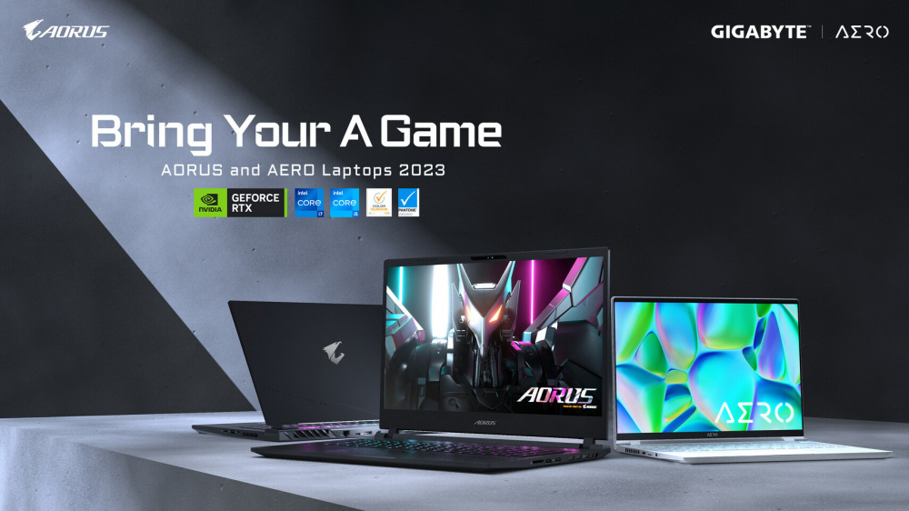 Gigabyte AORSU & AERO Laptops 2023