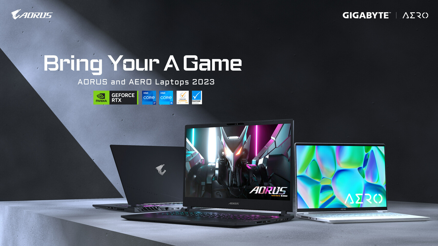 Gigabyte AORSU & AERO Laptops 2023