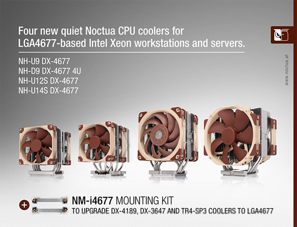 Noctua LGA-4677 Xeon CPU Coolers
