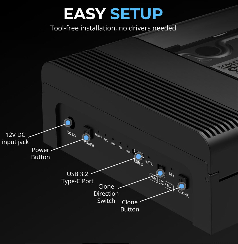 Sabrent USB Type-C Flat Docking Station