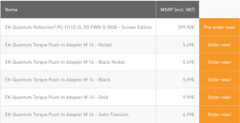 O11D XL Reflection prices