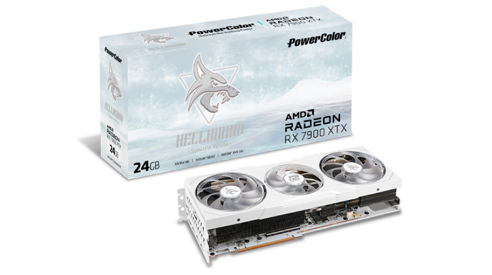 PowerColor Hellhound Radeon RX 7900 XTX Spectral White