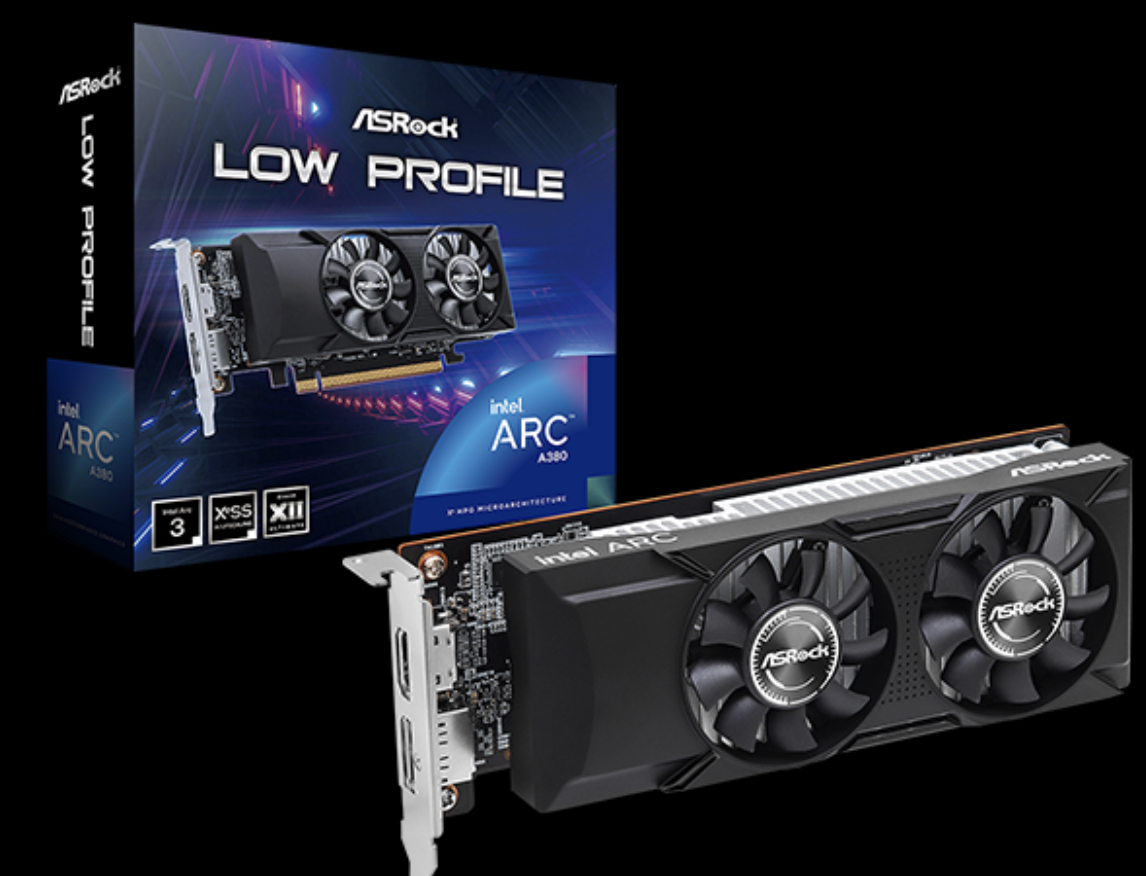 ASRock Announces Arc A380 Low Profile Graphics Card