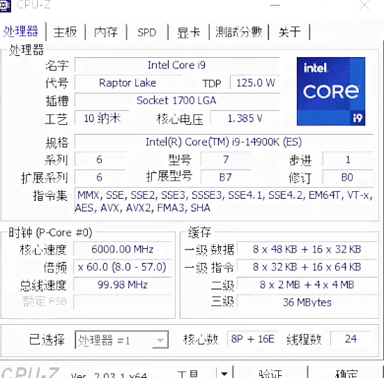 CORE14900K CPUZ1