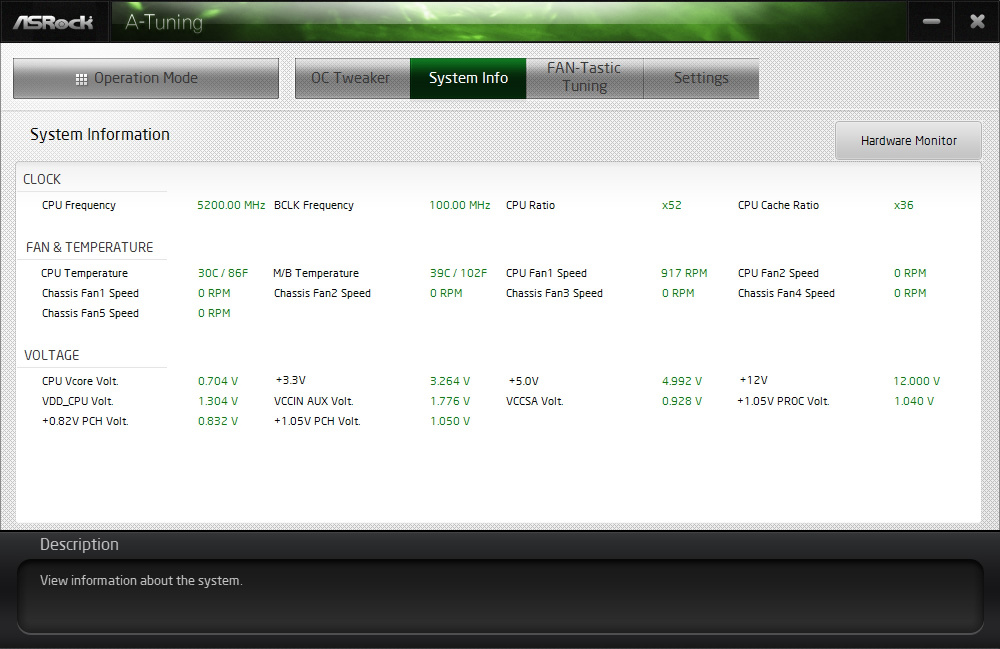 ASRock A-Tuning Utility