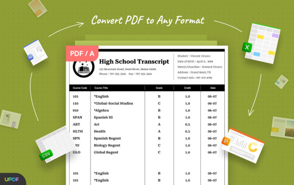 Convert PDF to any format