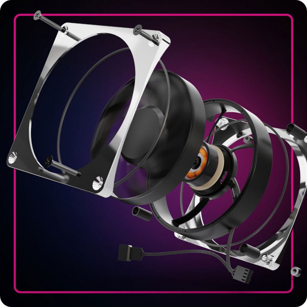 Alphacool Apex Stealth Metal Fan