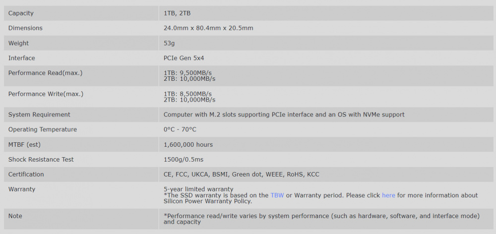 Silicon Power XS80