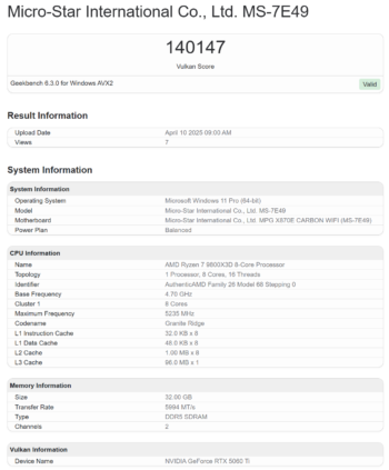 GEEKBENCH 5060TI 1