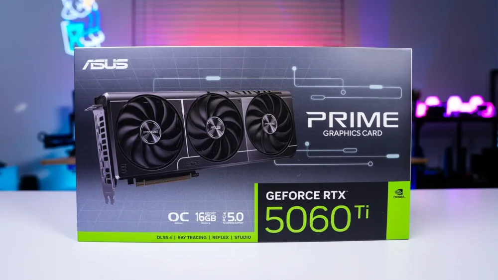 ASUS Prime GeForce RTX 5060 Ti OC Edition 16GB Graphics Card