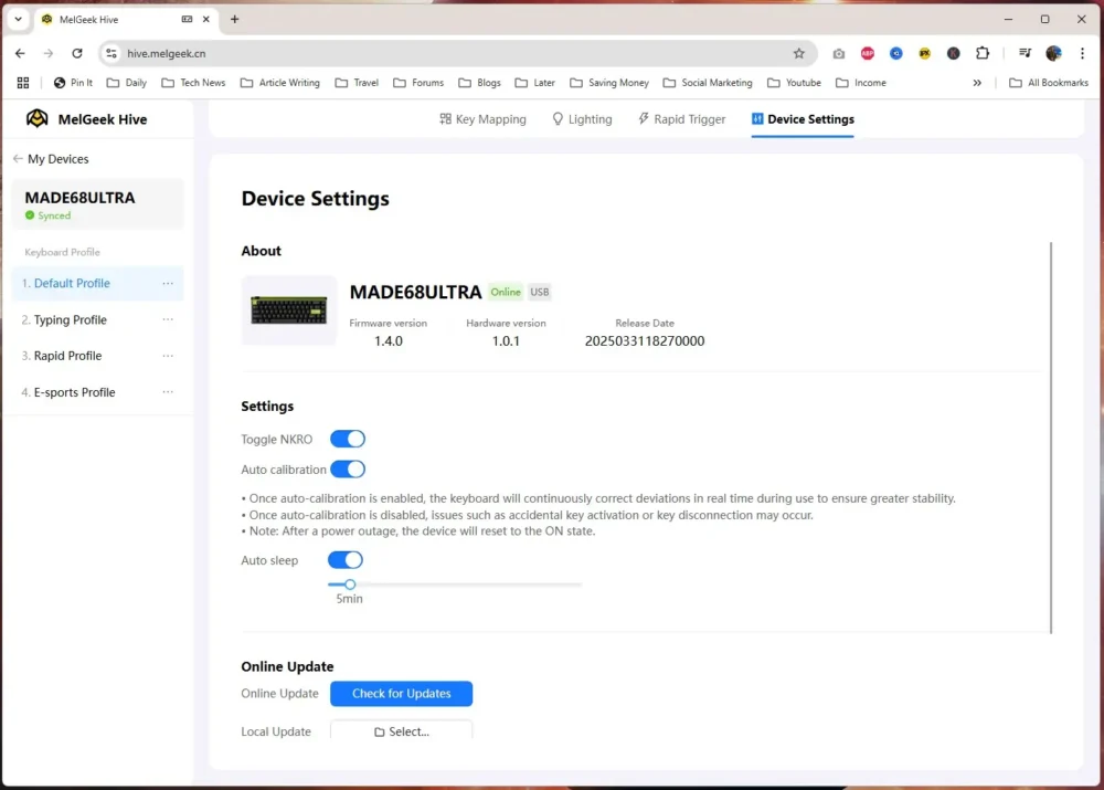 melgeek made68 ultra ss5