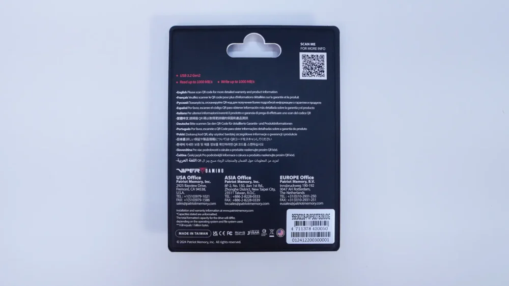 Patriot Viper PVP30 Portable SSD