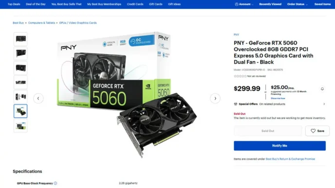 pny rtx 5060 1