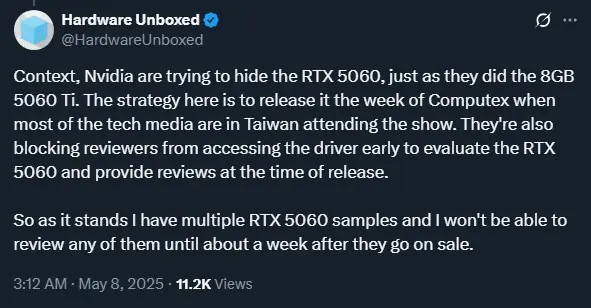 rtx5060 hw unboxed 2