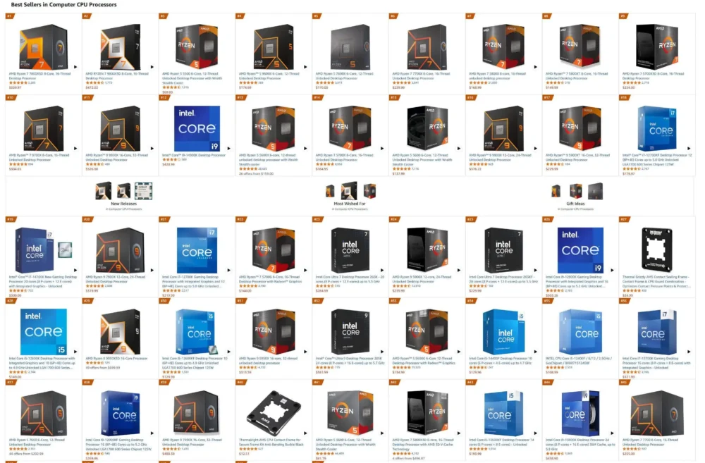amazon ryzen best seller