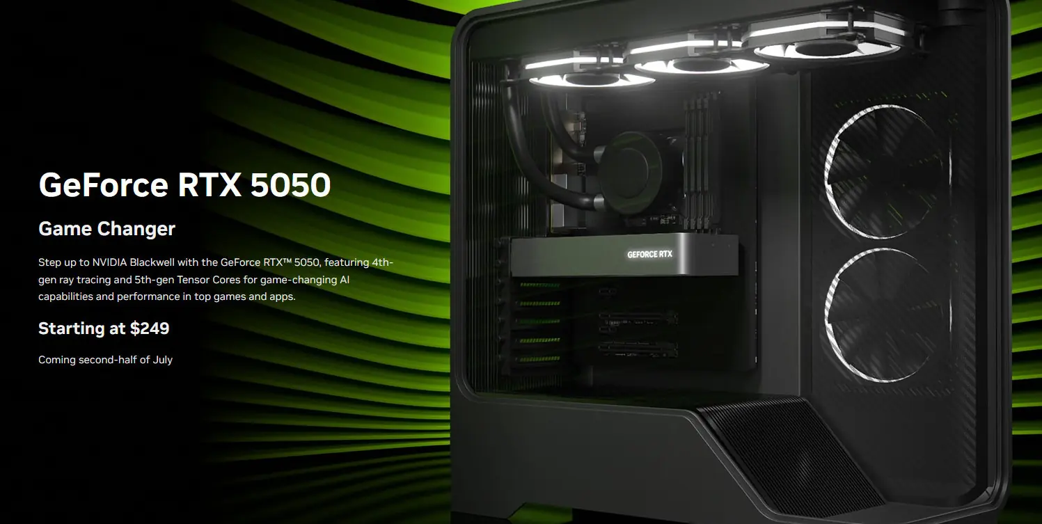 RTX 5050 Emerges as Budget Gaming Contender Despite Hardware Downgrades official image