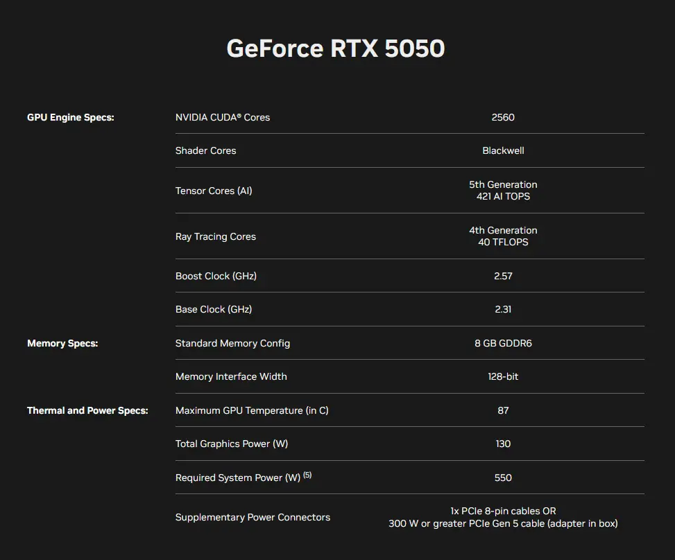 rtx 5050 4