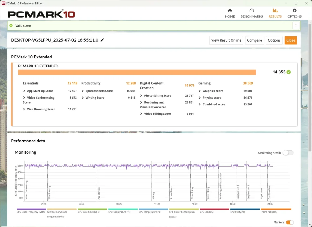 asus rog maximus z890 hero btf pcmark