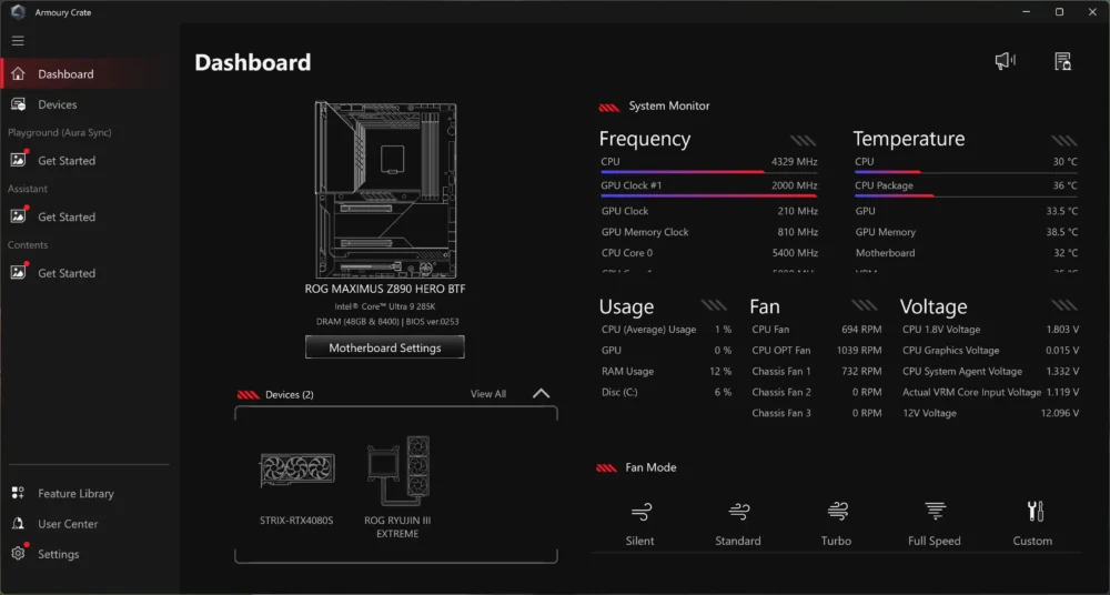 asus rog maximus z890 hero btf ss1