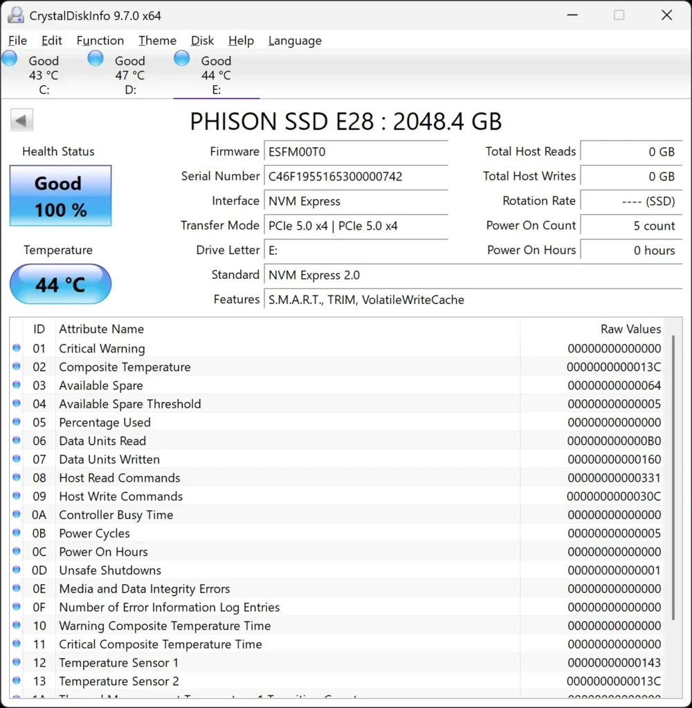 phison e28 info2