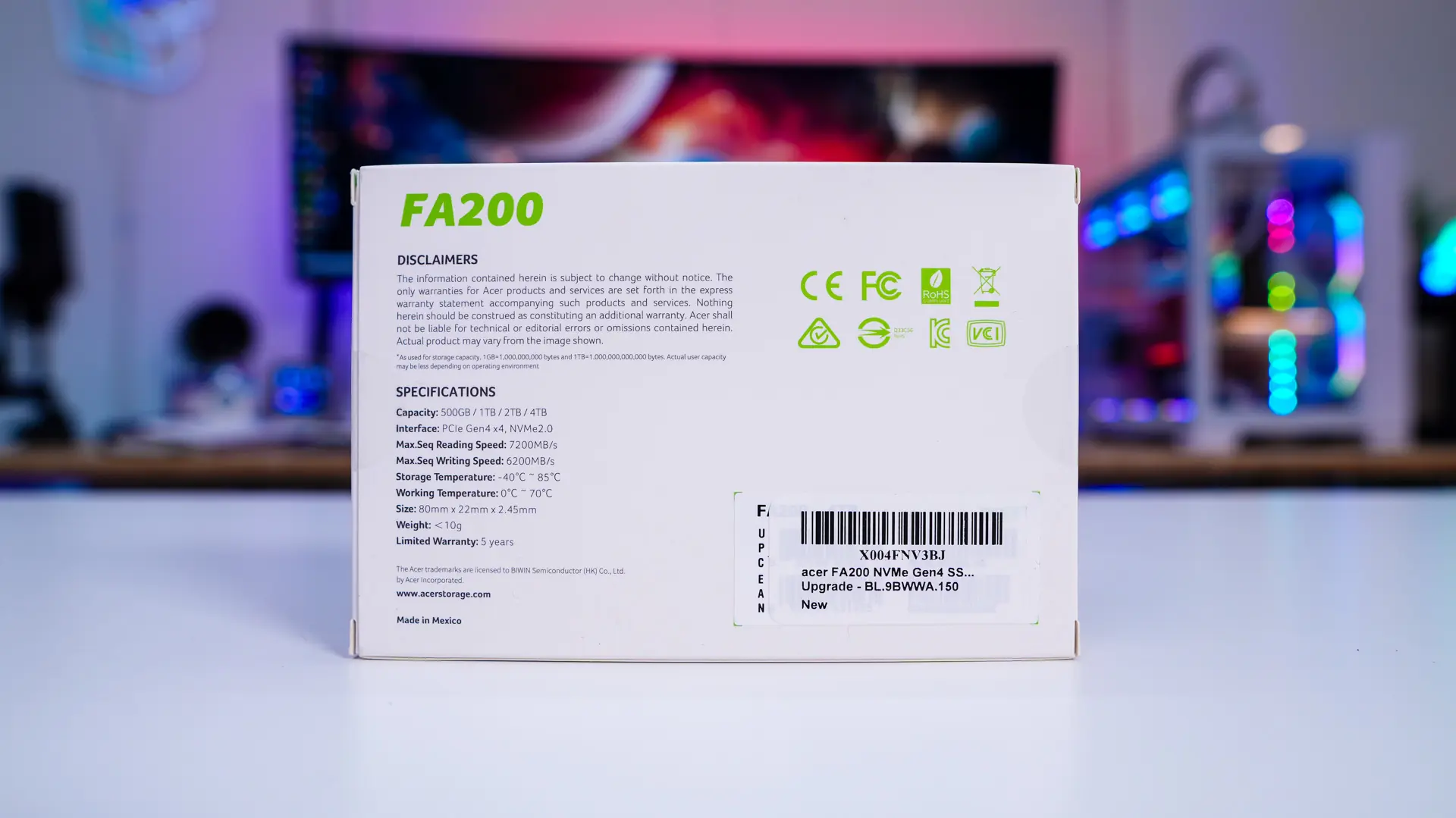 Acer FA200 Gen4 Solid State Drive Review | ThinkComputers.org