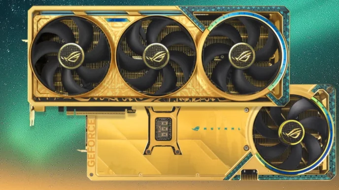 rog astral rtx 5080 dhahab 3