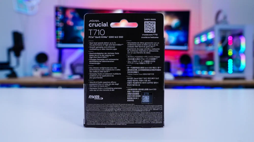Crucial T710 Gen5 Solid State Drive