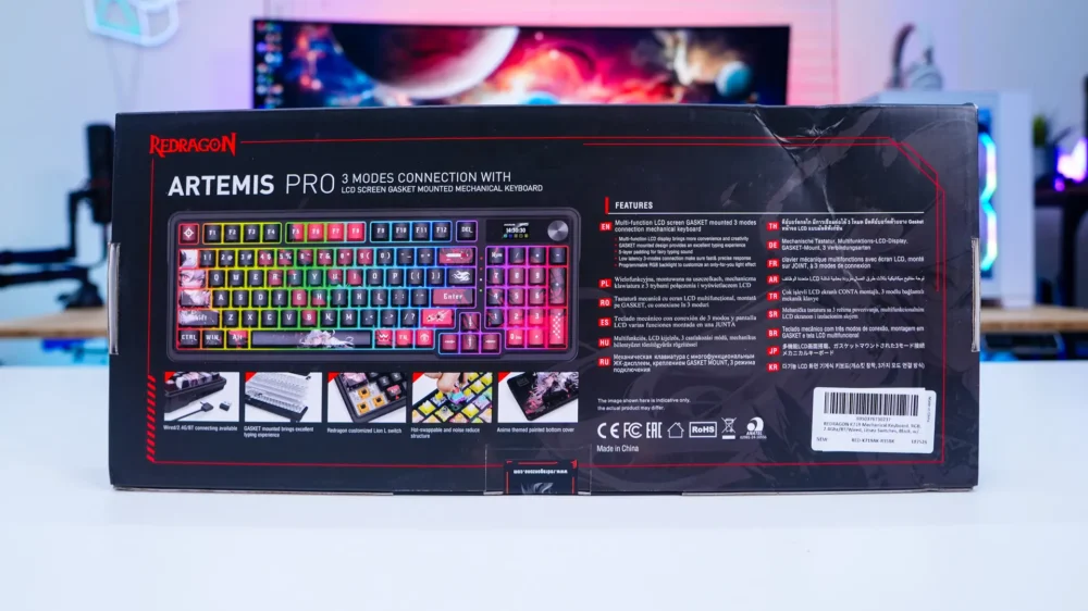 Redragon ARTEMIS K719 PRO Anime Keyboard