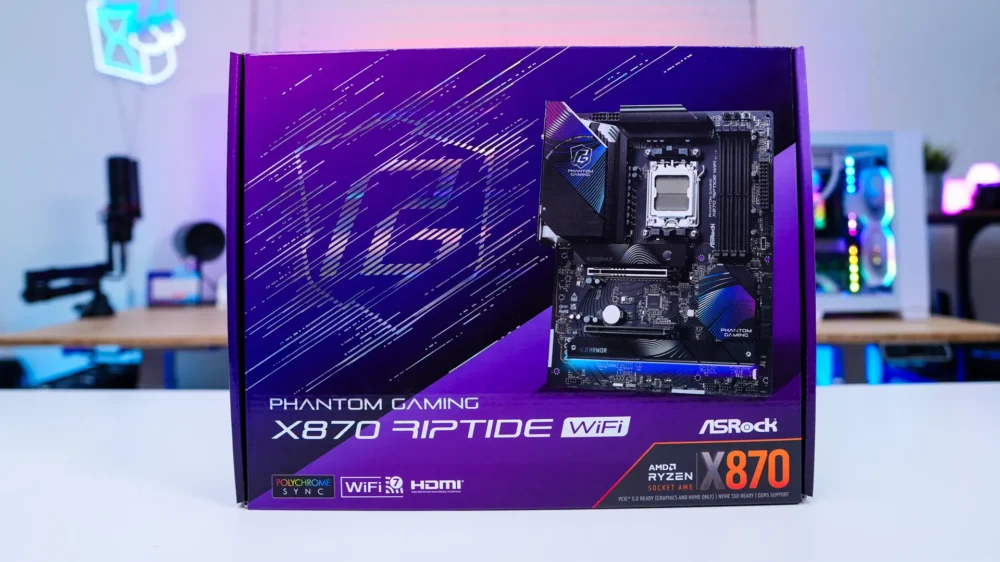 ASRock Phantom Gaming X870 Riptide WiFi Motherboard