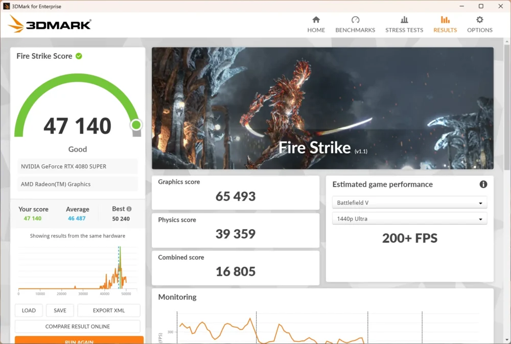 asrock x970 riptide wifi 3dmark fire