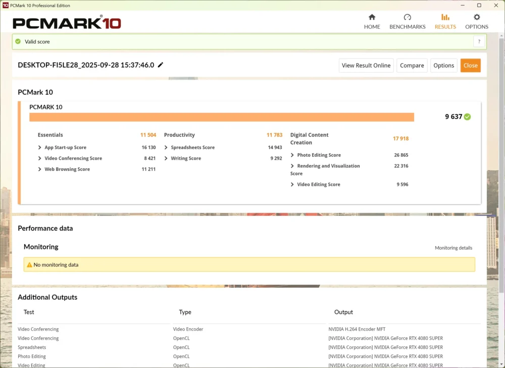 asrock x970 riptide wifi pcmark10