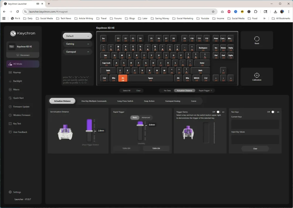 keychron k8 he ss1