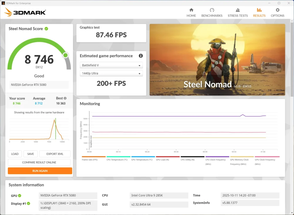 lenovo legion tower t7 3dmark steel