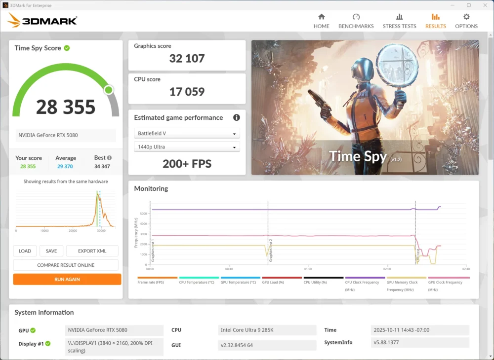 lenovo legion tower t7 3dmark time