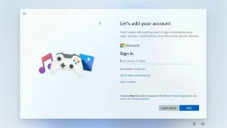 microsoft windows11 sign in
