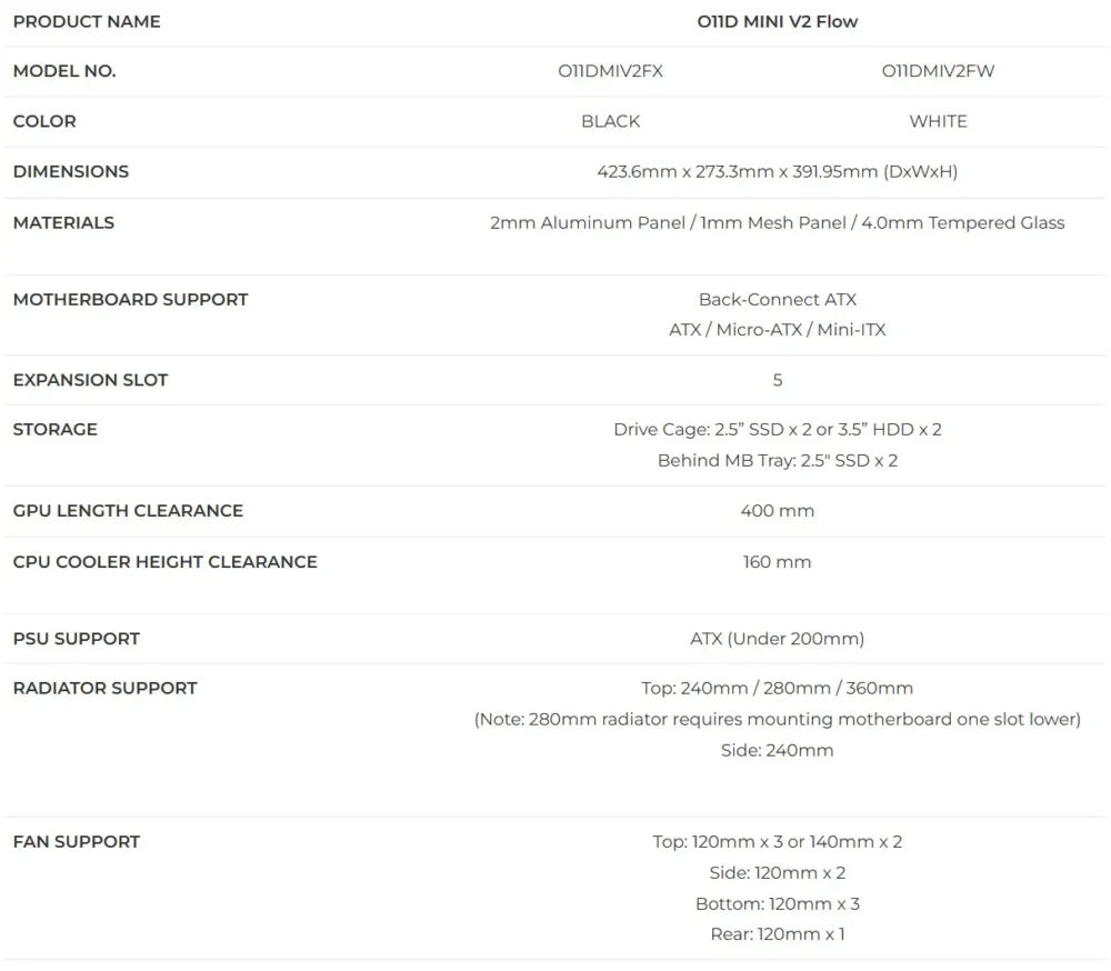 mini v2 flow specs 1
