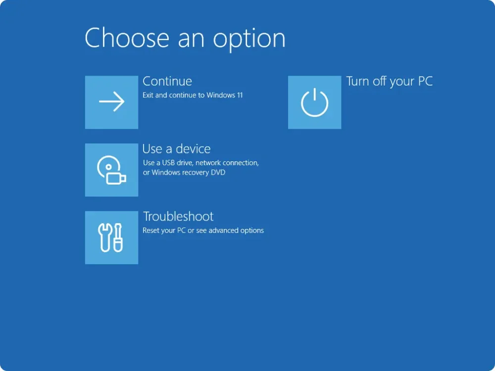 windows11 recovery 2
