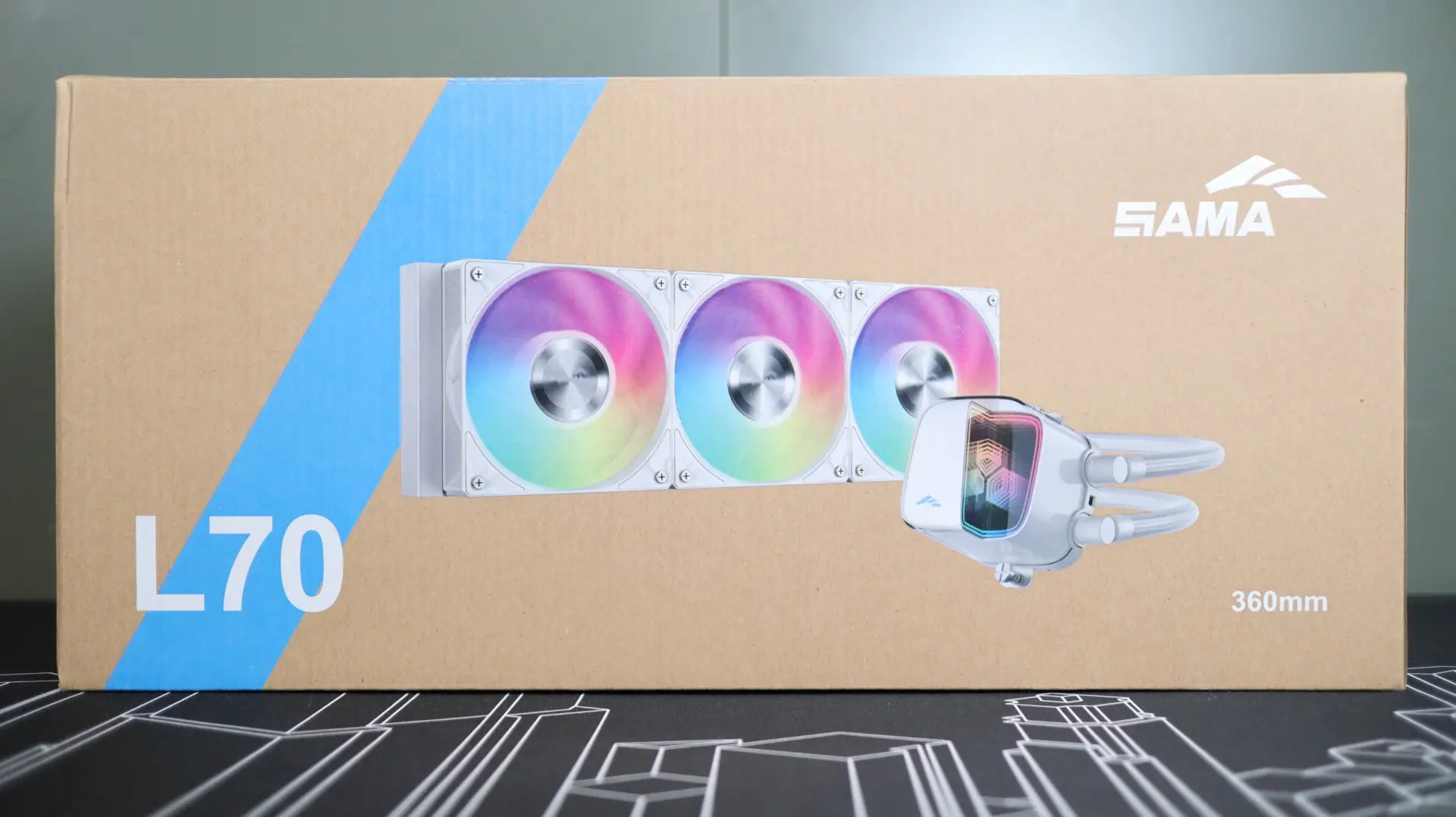 SAMA L70 360 WH Liquid CPU Cooler Review | ThinkComputers.org