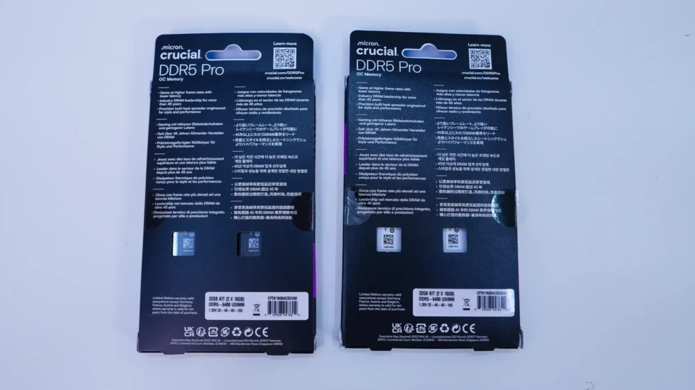 Crucial Pro Overclocking Edition DDR5-6400 CL32 32GB Memory Kit