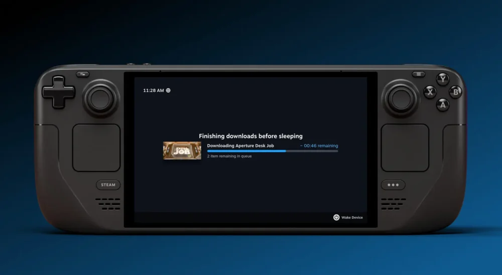 steam deck screen off 2
