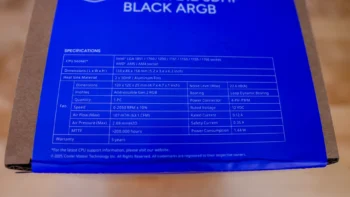 Cooler Master Hyper 212 3DHP Black ARGB CPU Cooler