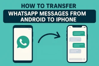 move whatsapp to iphone