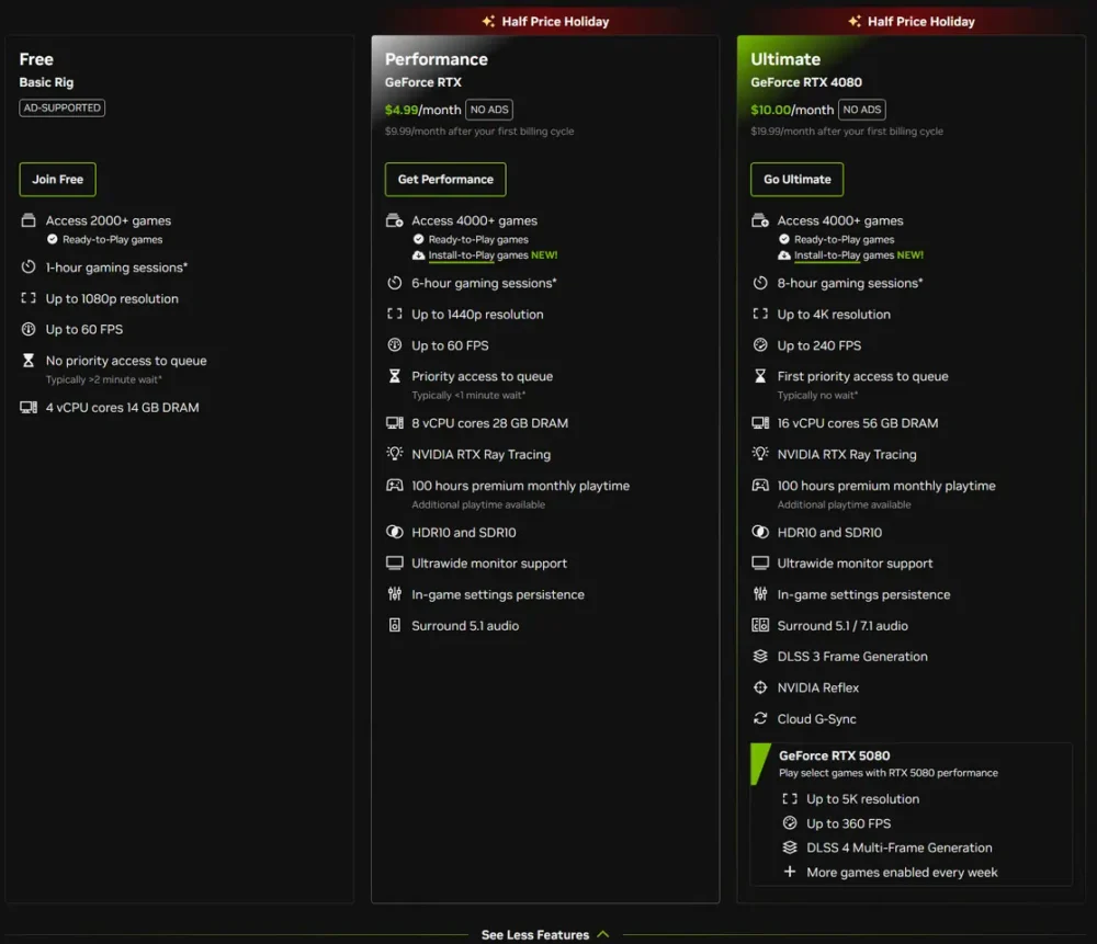 geforce now 100 limit 1