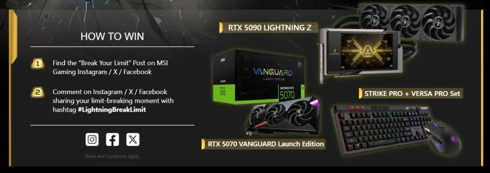 msi lightning giveaway