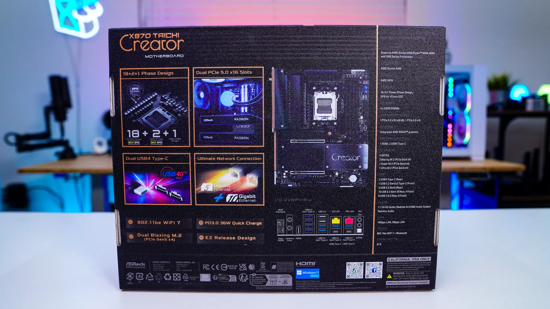 ASRock X870 Taichi Creator Motherboard Review | ThinkComputers.org