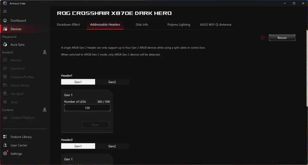 asus rog crosshair x870e darkhero ss3