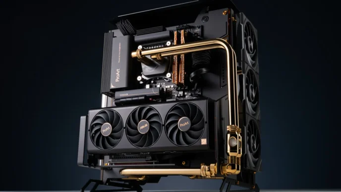 titan rig featured rig 11 asus pro art liquid cooled pc 7