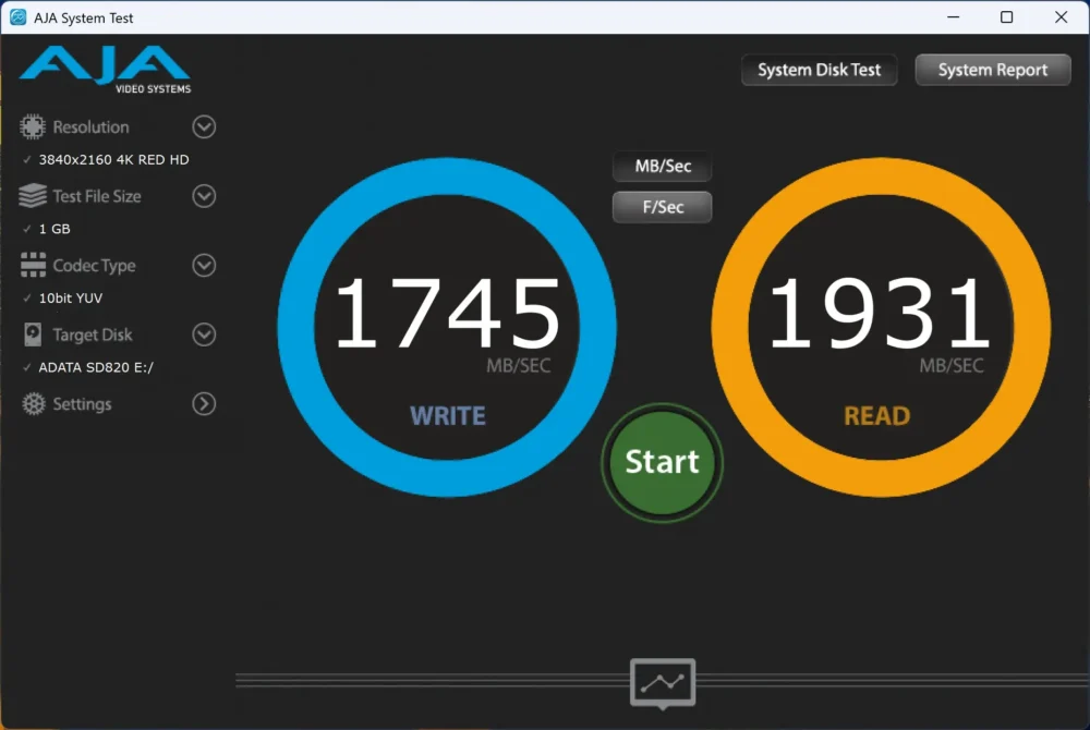 adata sd820 aja