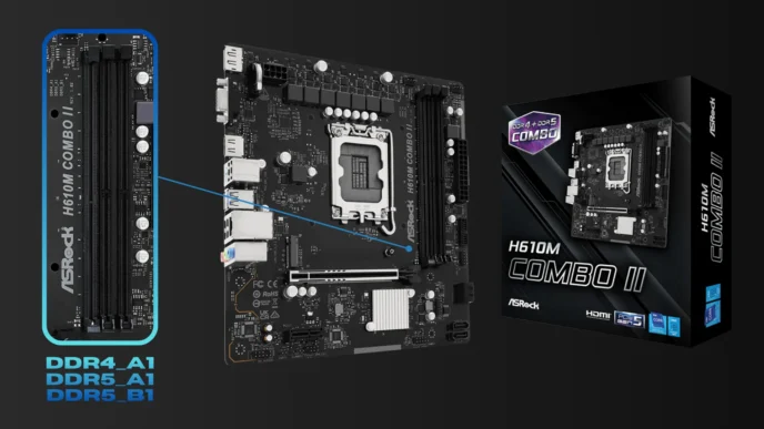 asrock h610m combo ii 1