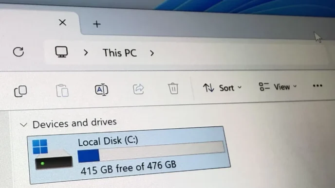 windows11 c drive
